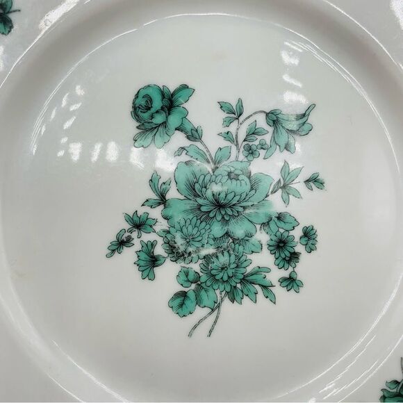 Set of 3 Vintage Rosenthal Chippendale Green Bloom Bread Plates - Picture 10 of 10